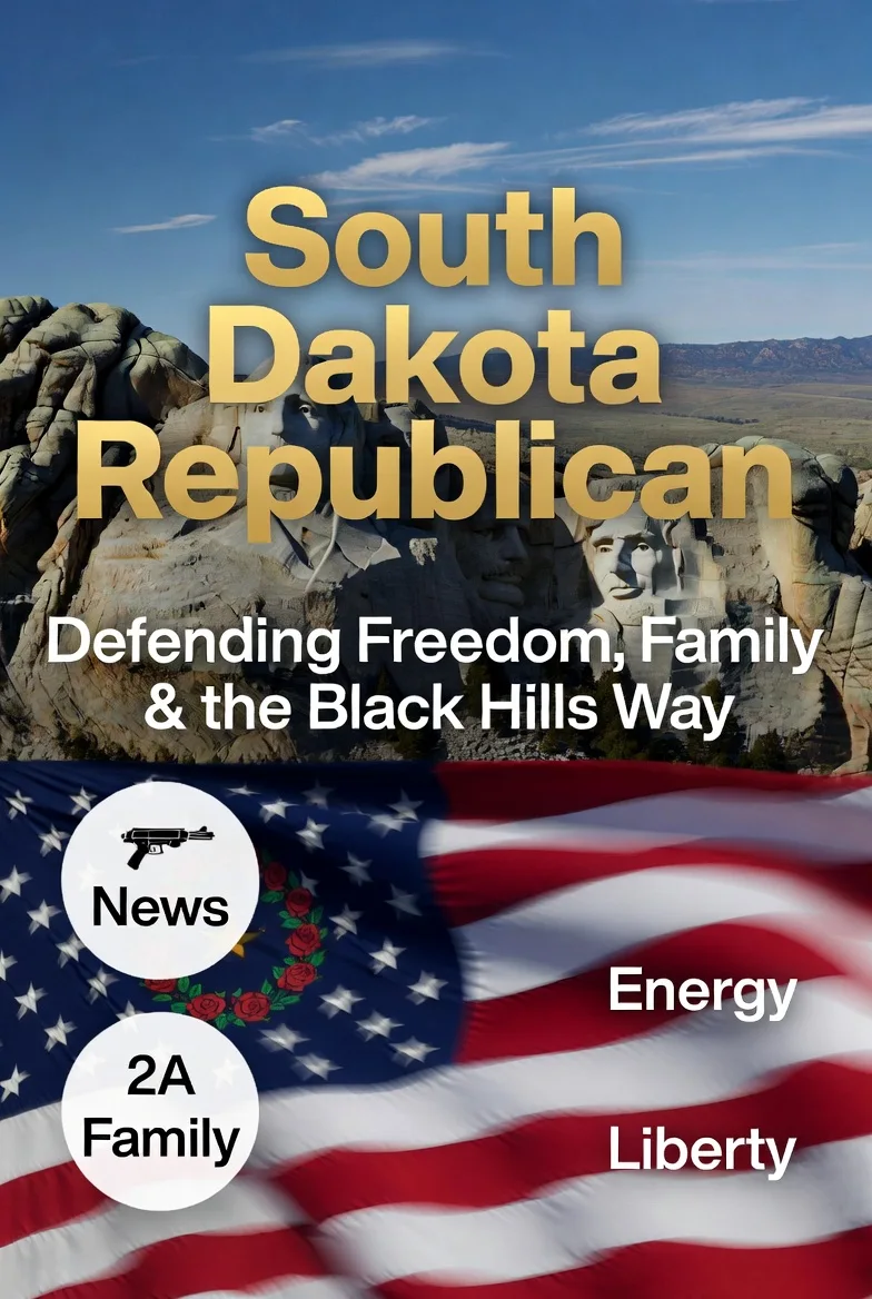 South Dakota Republican values — Mount Rushmore and conservative principles